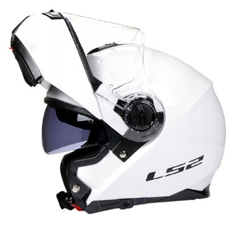 Casca moto, LS2, FF325, Protectie UV, ABS, Alb, XXL Casca moto, LS2, FF325, Protectie UV, ABS, Alb, XXL