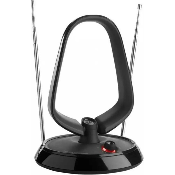 Antena RTV One For All SV 9143, de interior, Negru