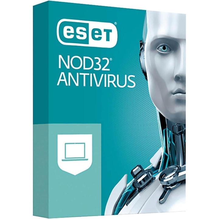 ESET NOD32 Antivirus, 1 an, 2 PC-uri