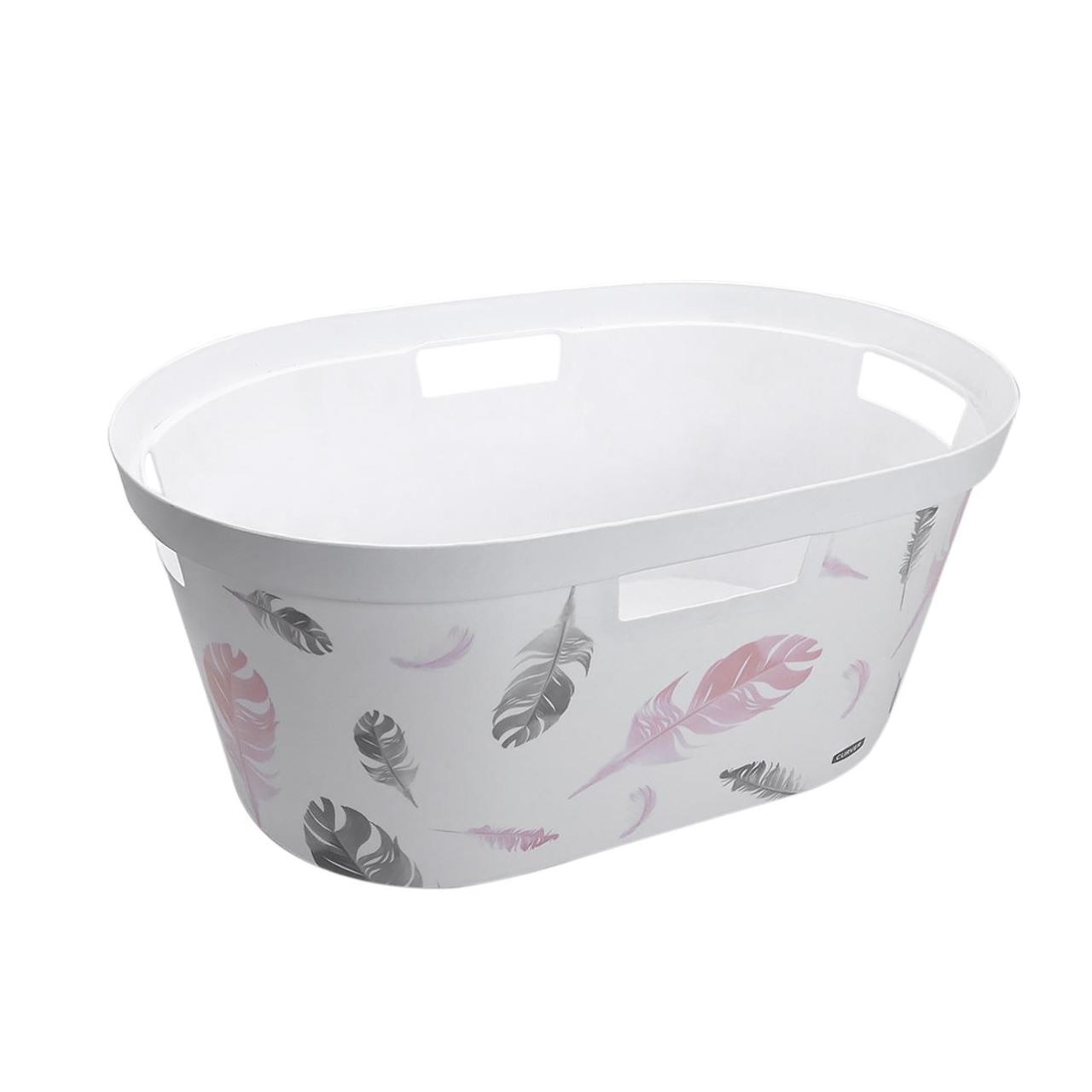 Cos de rufe oval, model pene, 40 L, 59x39x27 cm, Curver