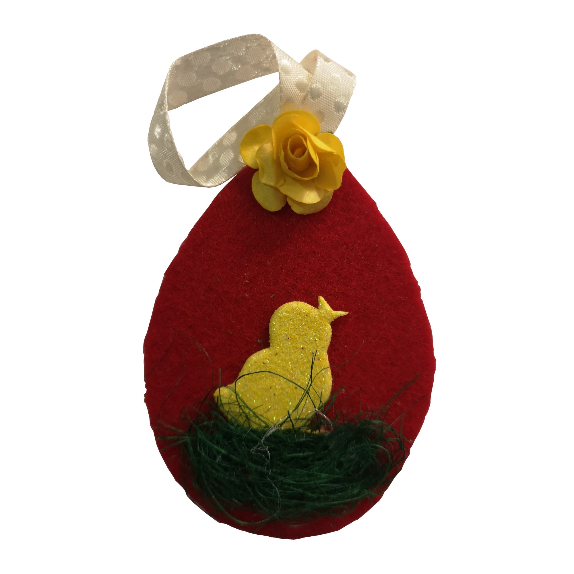 Decoratiune Paste Ou rosu