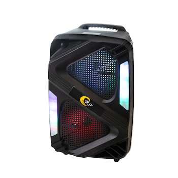 Boxa bluetooth portabila RIF REFCO ® RF-1010 , putere 100W , lumini disco , Radio FM , slot MicroSD , USB , AUX , slot pentru microfon karaoke , display LED , microfon si telecomanda incluse , negru Boxa bluetooth portabila RIF REFCO ® RF-1010 , putere 100W , lumini disco , Radio FM , slot MicroSD , USB , AUX , slot pentru microfon karaoke , display LED , microfon si telecomanda incluse , negru