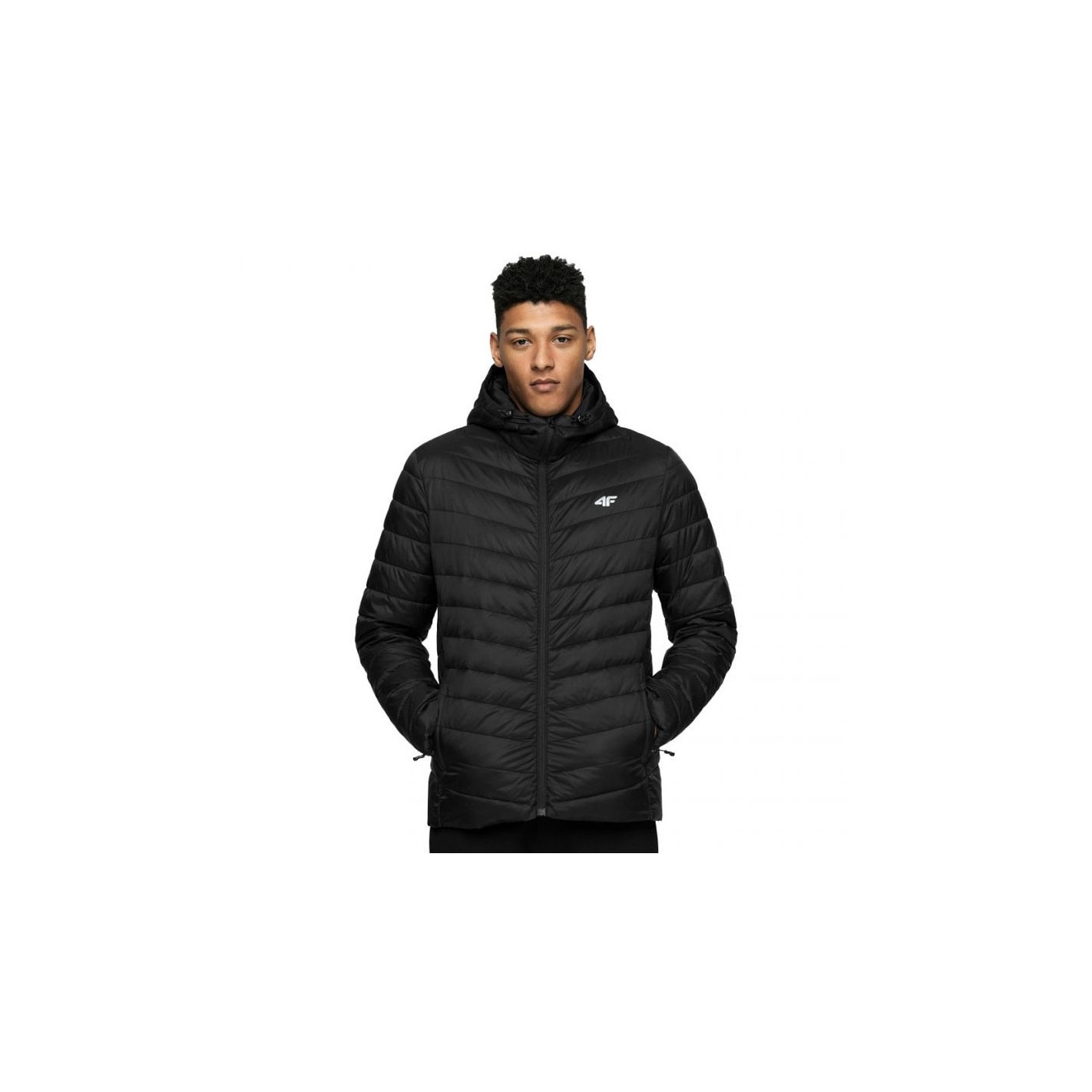 Jacheta confortabila pentru barbati, 4F, negru