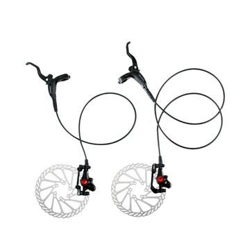 Set frane pentru biciclete de inalta stabilitate Gogou, Otel inoxidabil, Negru Set frane pentru biciclete de inalta stabilitate Gogou, Otel inoxidabil, Negru