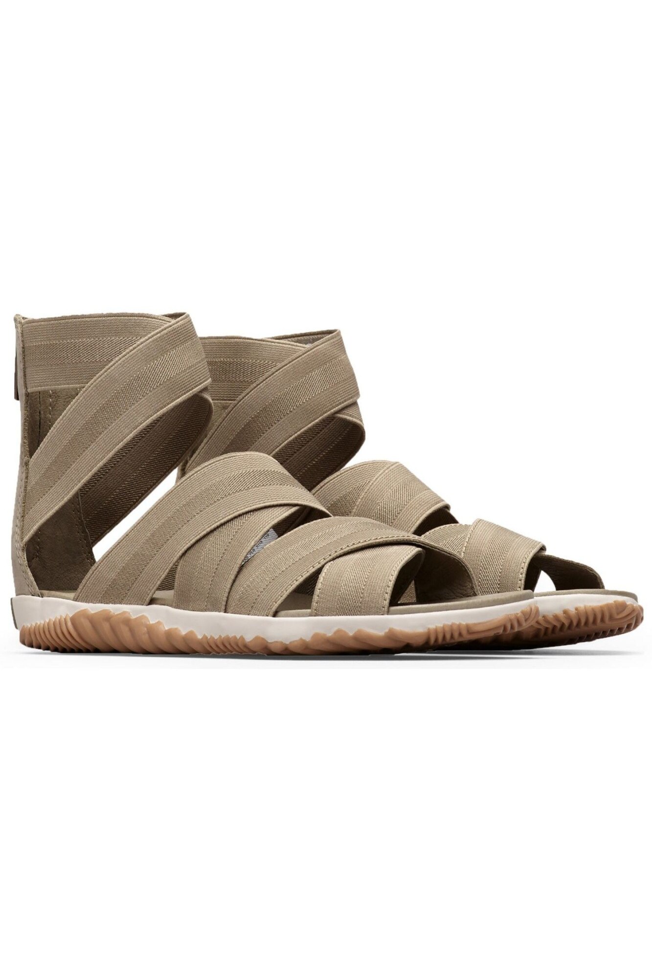 Sandale dama, Sorel Out N About Plus Strap, Nisip, 9