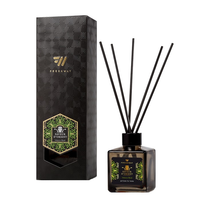 Odorizant de camera Reed Diffuser Saveur D'Orient 150 ml, Tobacco Wood