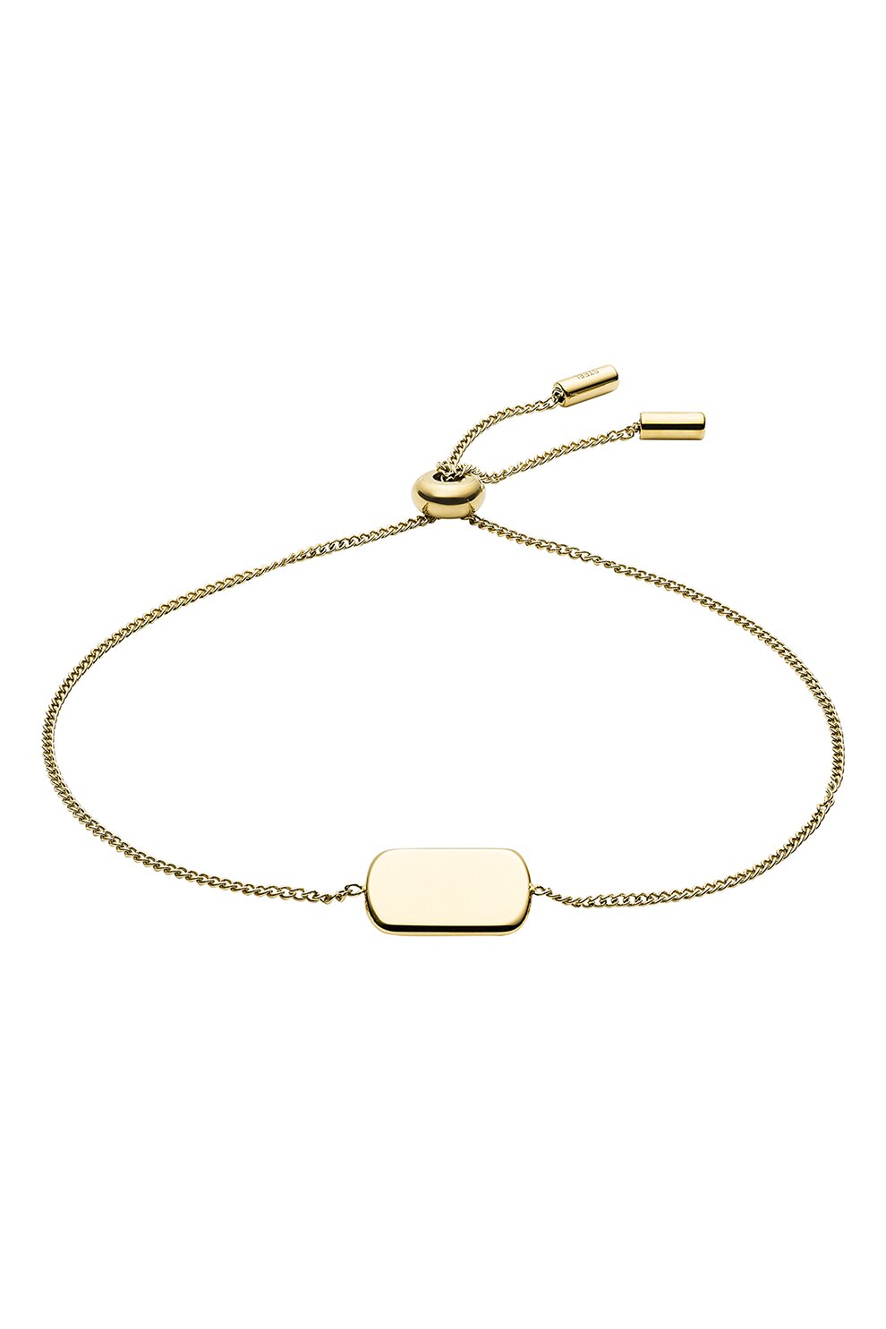 Fossil, Bratara ajustabila de otel inoxidabil, Auriu