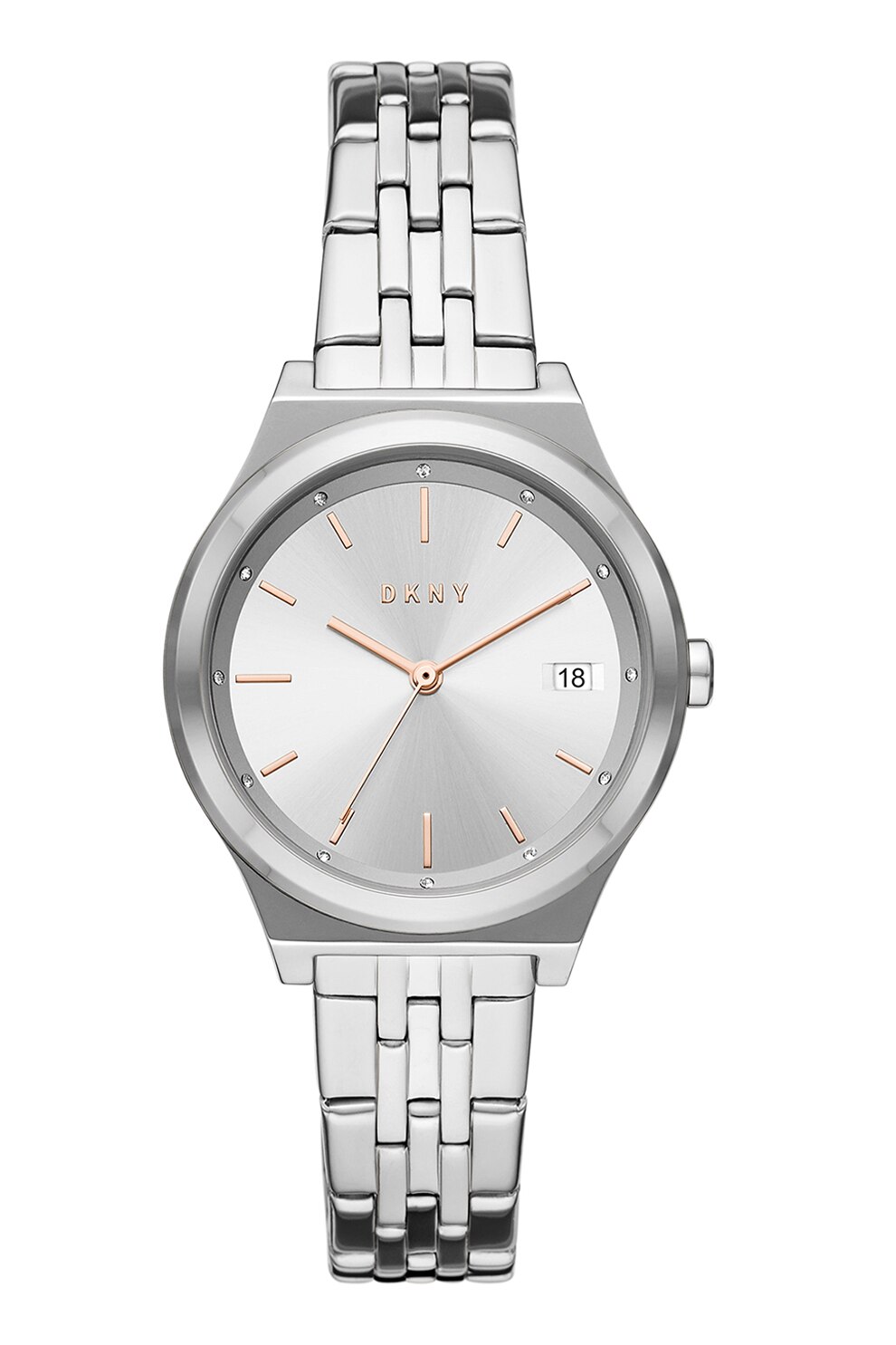 DKNY, Ceas de otel inoxidabil, Argintiu