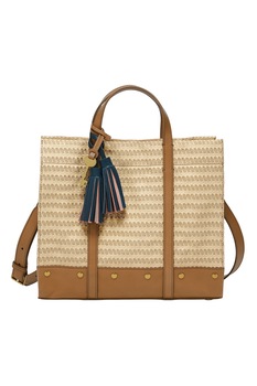 Fossil, Geanta de umar cu canafi Carmen, Maro nisip Fossil, Geanta de umar cu canafi Carmen, Maro nisip