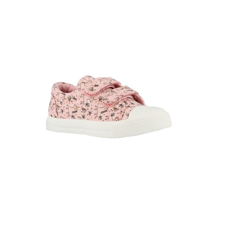 Incaltaminte sport, Prichindel, cu inchidere velcro, roz cu unicorni