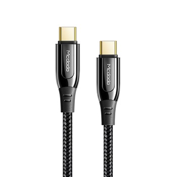 Cablu Mcdodo Super Charge Type-C la Type-C Black, 2m, 100W Cablu Mcdodo Super Charge Type-C la Type-C Black, 2m, 100W