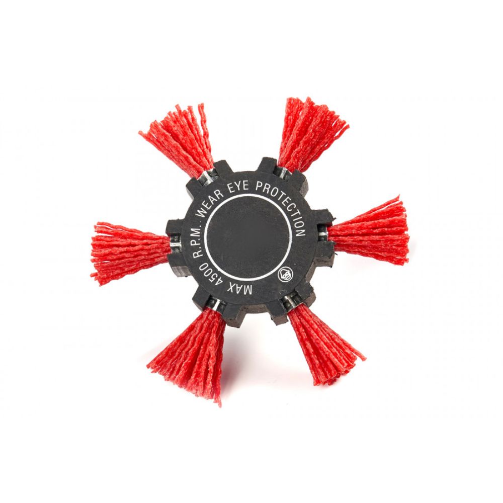 Perie circulara, HBM, nylon, 100mm, k80