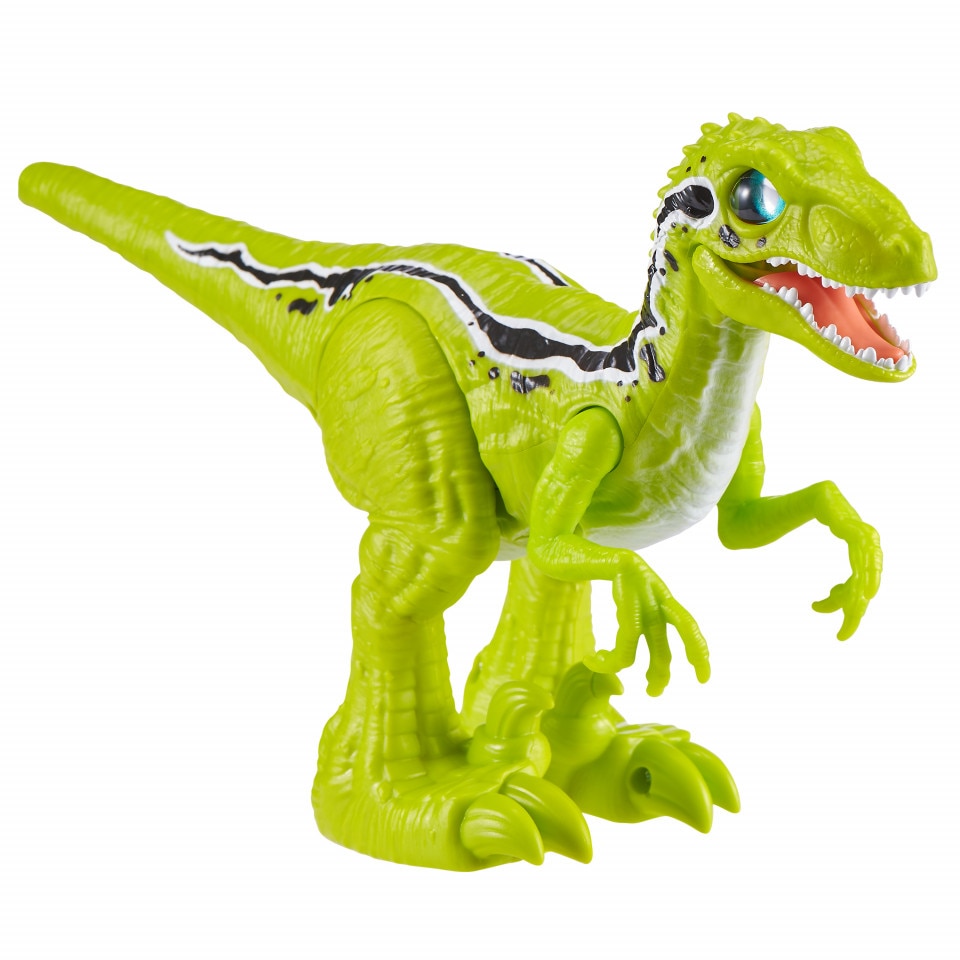Dinozaur interactiv Rampaging Raptor Robo Alive, Zuru, 16 cm