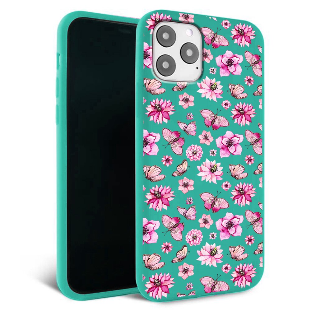 Husa pentru iPhone 11 pro - Silicon Matte - Butterfly