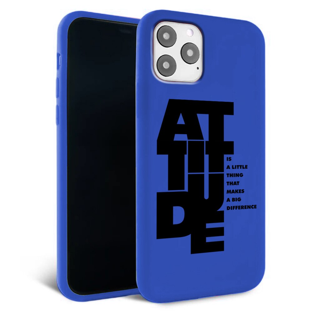 Husa pentru iPhone 11 pro - Silicon Matte - Attitude 1