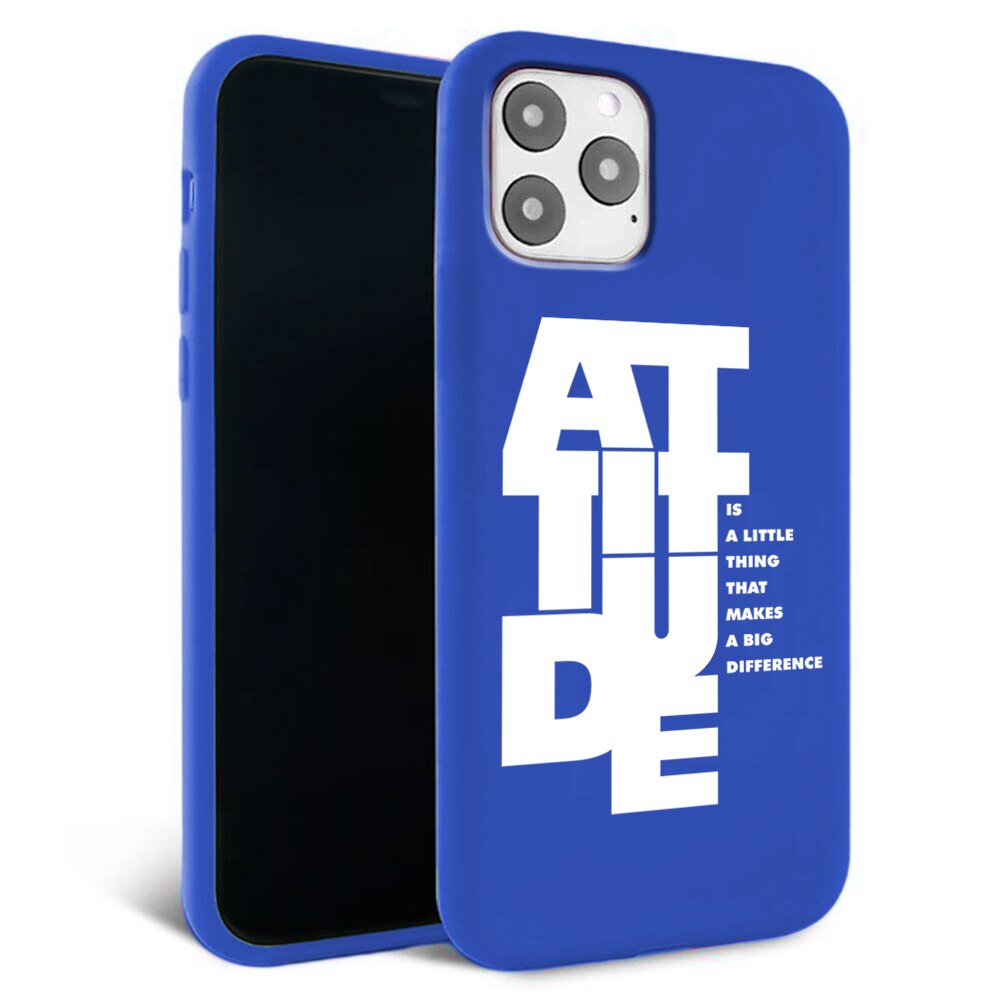 Husa pentru iPhone 11 pro - Silicon Matte - Attitude 2