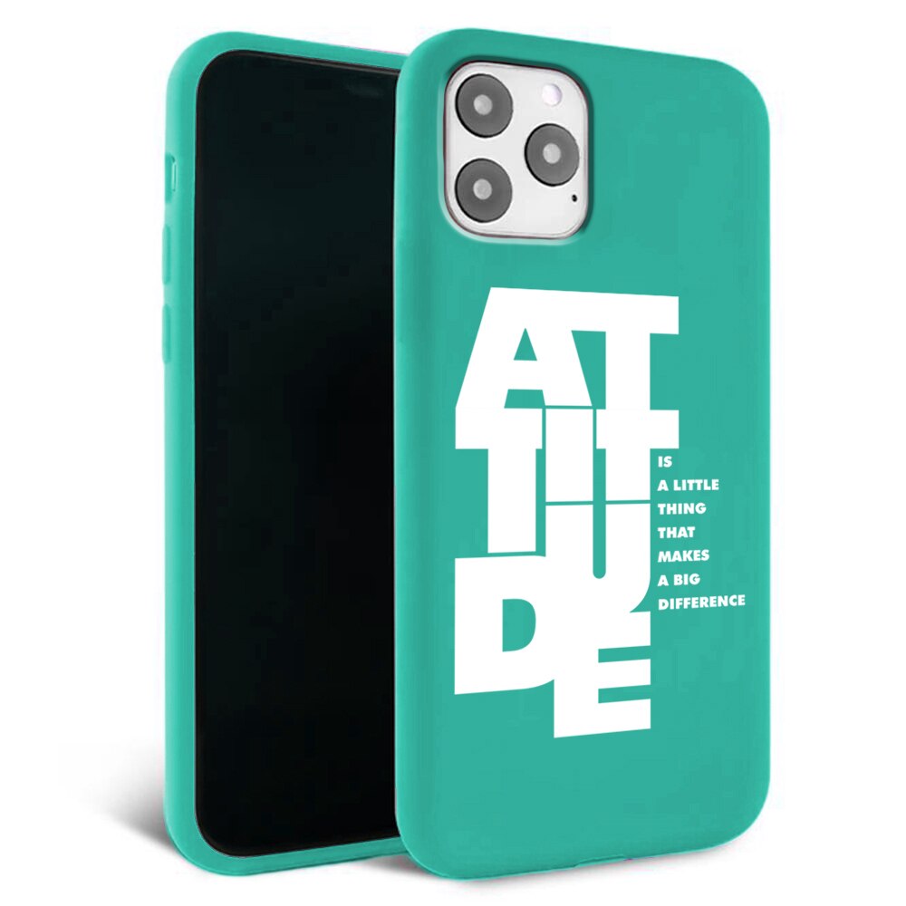Husa pentru iPhone 11 pro - Silicon Matte - Attitude 2