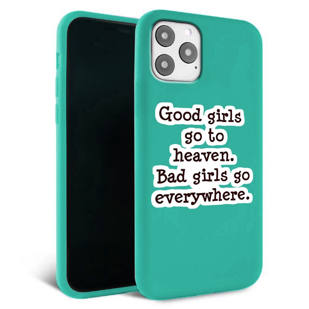 Husa pentru iPhone 11 pro - Silicon Matte - Good Girls