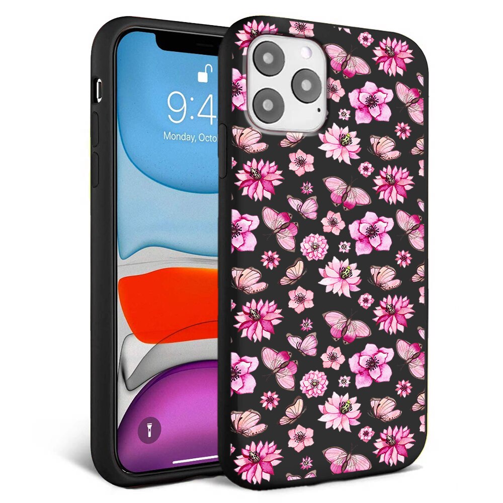 Husa pentru iPhone 11 pro - Silicon Matte - Butterfly