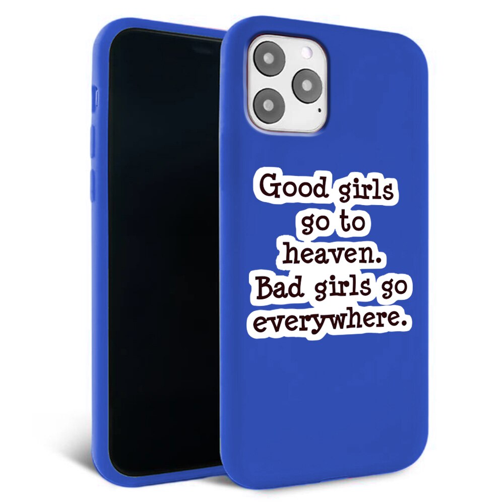 Husa pentru iPhone 11 pro - Silicon Matte - Good Girls