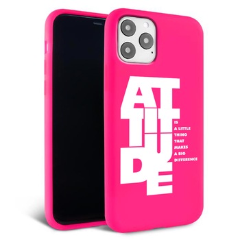 Husa pentru iPhone 11 pro - Silicon Matte - Attitude 2 Husa pentru iPhone 11 pro - Silicon Matte - Attitude 2