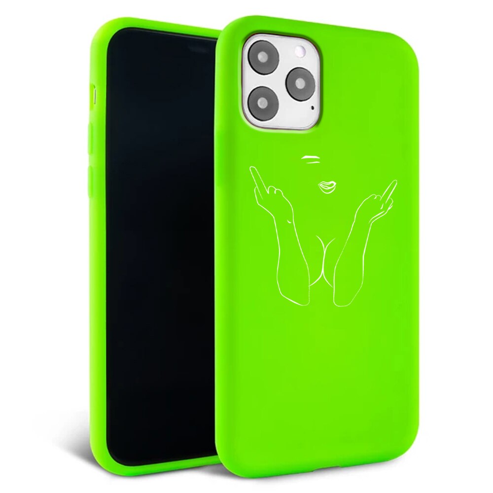 Husa pentru iPhone 11 pro - Silicon Matte - F ck off