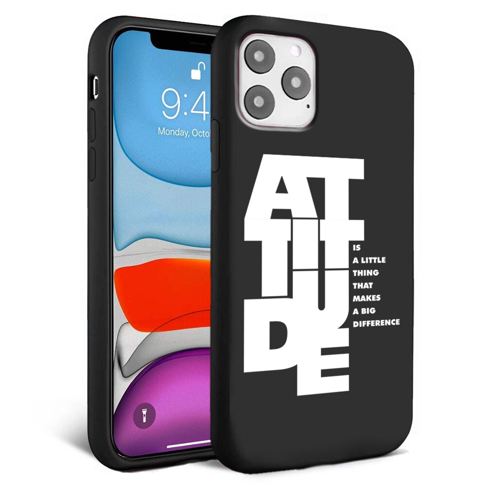 Husa pentru iPhone 11 pro - Silicon Matte - Attitude 2