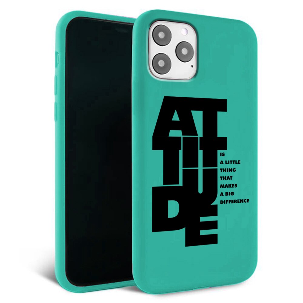 Husa pentru iPhone 11 pro - Silicon Matte - Attitude 1
