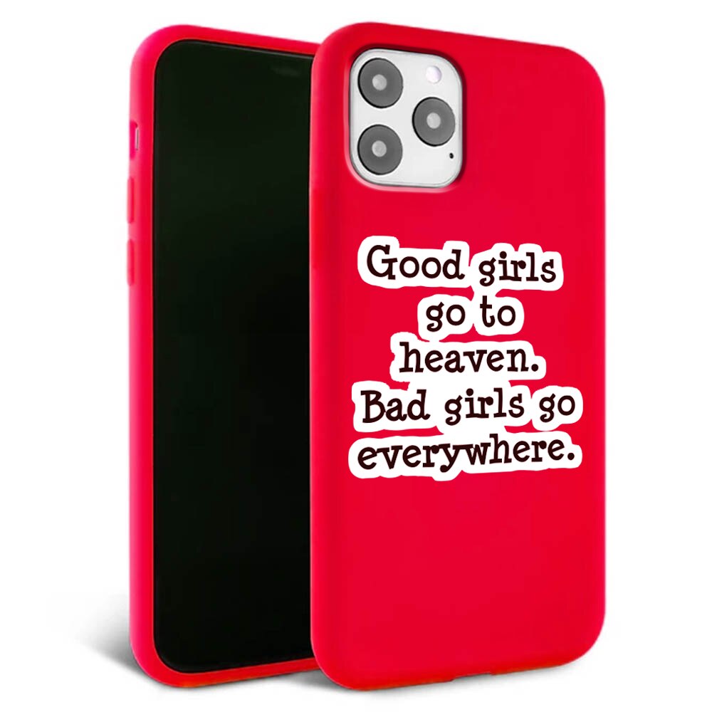 Husa pentru iPhone 11 pro - Silicon Matte - Good Girls