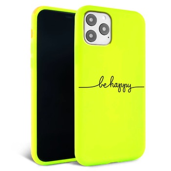 Husa pentru iPhone 11 pro - Silicon Matte - Be Happy Husa pentru iPhone 11 pro - Silicon Matte - Be Happy