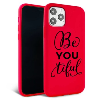 Husa pentru iPhone 11 pro - Silicon Matte - Be you 1 Husa pentru iPhone 11 pro - Silicon Matte - Be you 1
