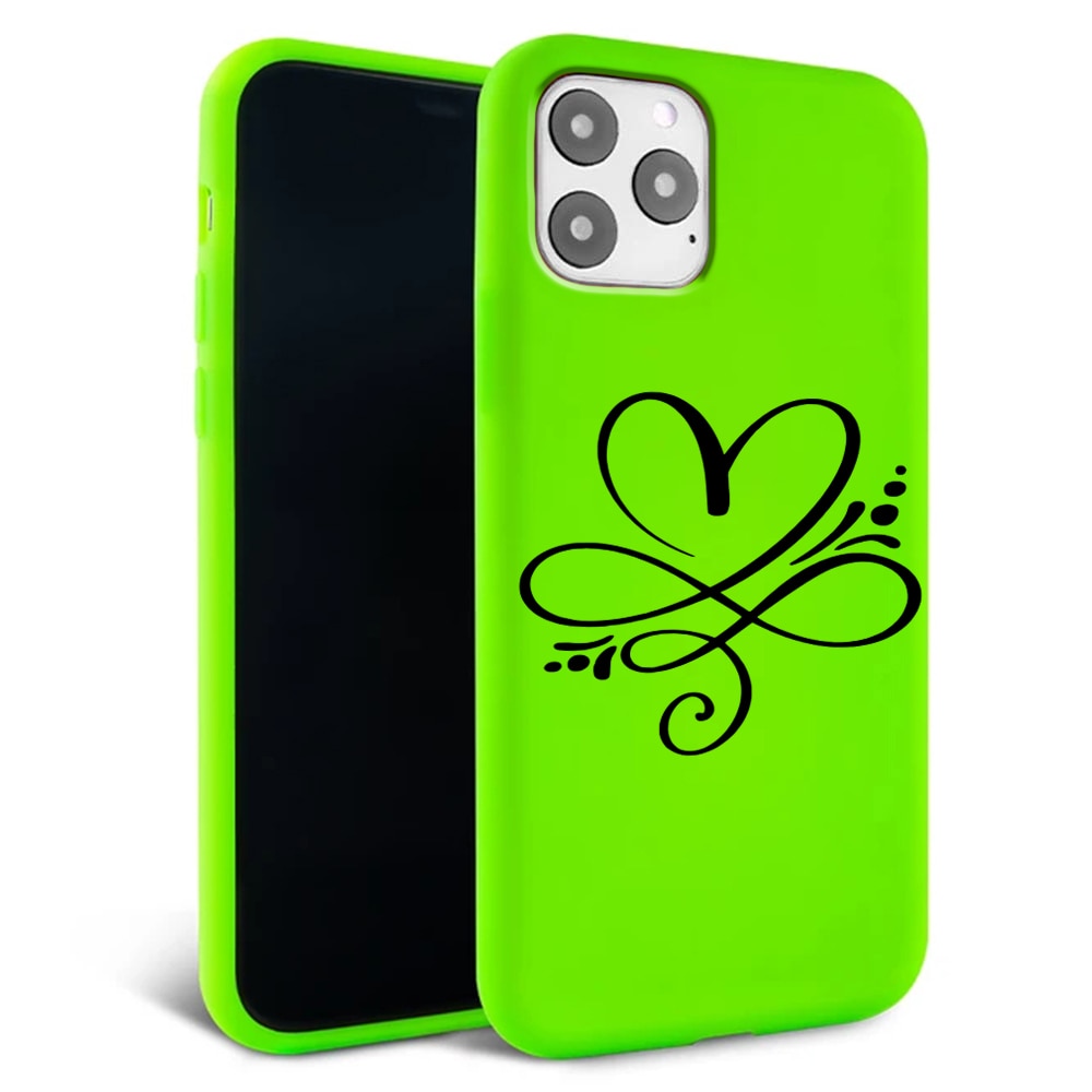 Husa pentru iPhone 11 pro - Silicon Matte - Heart 1