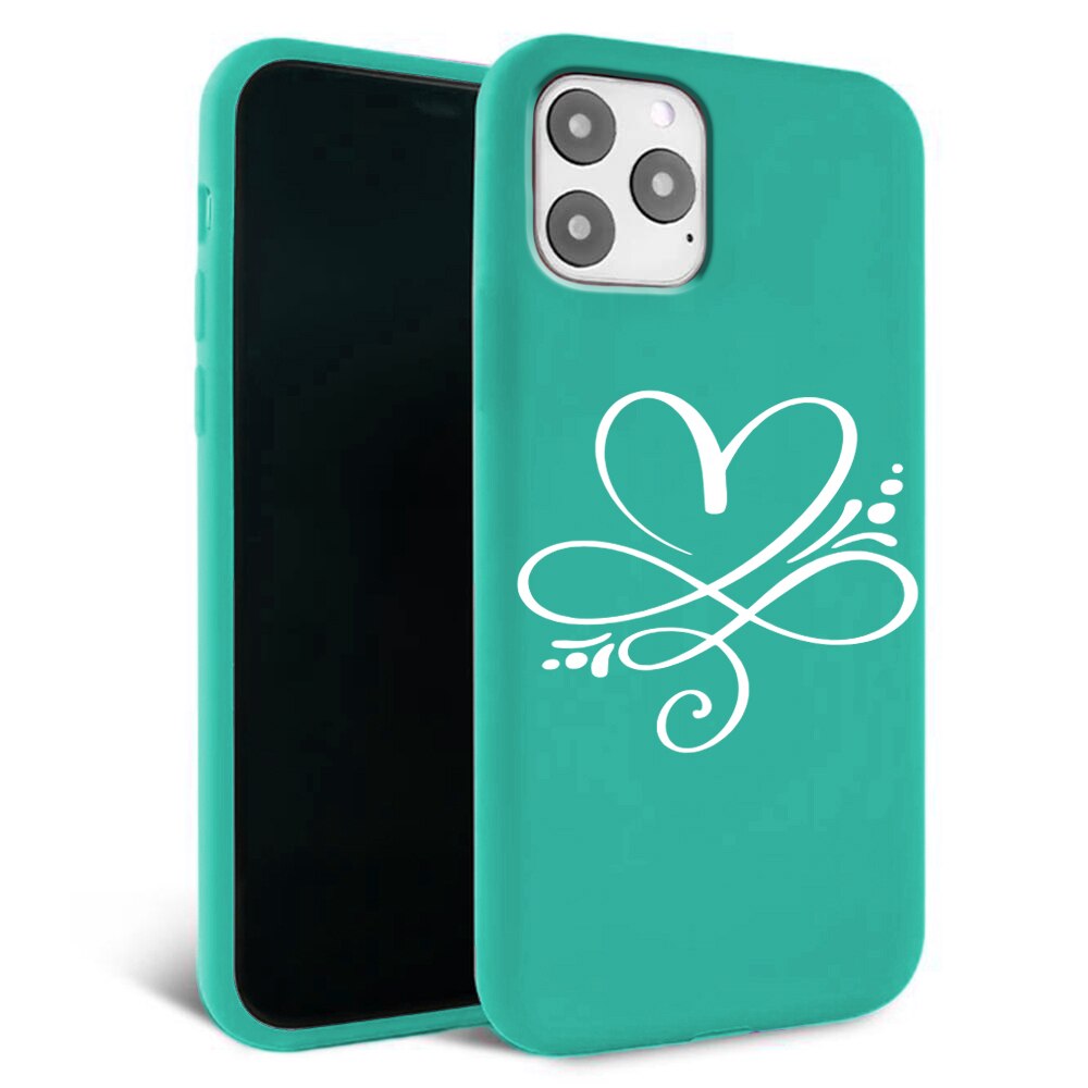 Husa pentru iPhone 11 pro - Silicon Matte - Heart 2