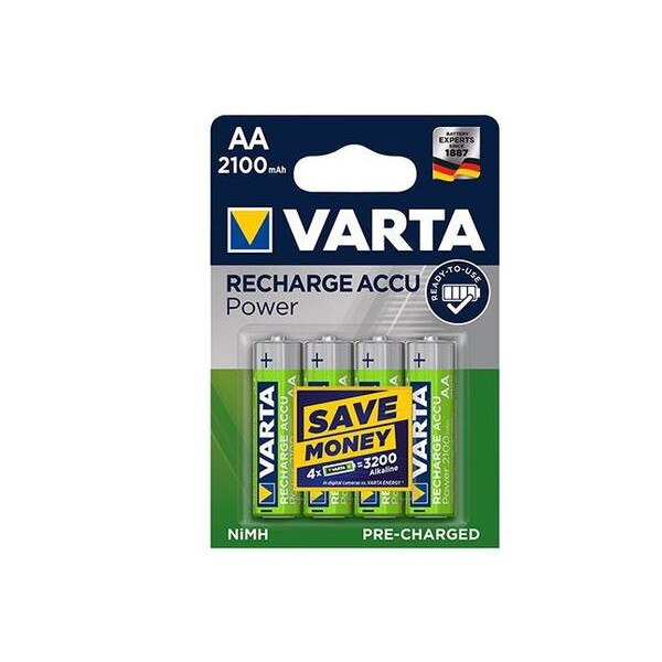 Acumulatori aa 2100mah blister 4 bucati varta