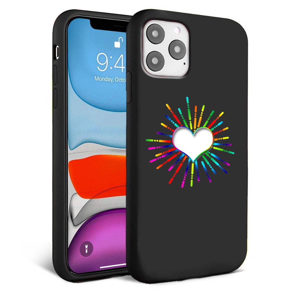 Husa pentru iPhone 11 pro - Silicon Matte - Heart 3