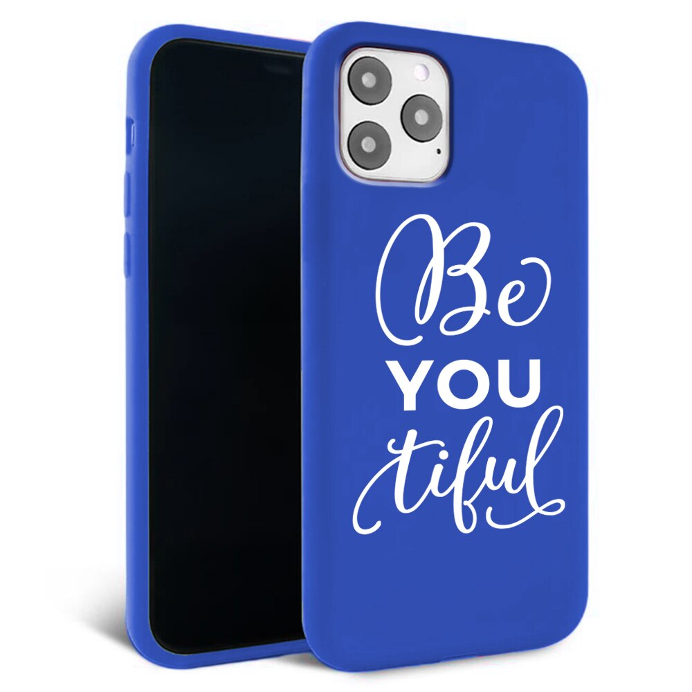 Husa pentru iPhone 11 pro - Silicon Matte - Be you 2