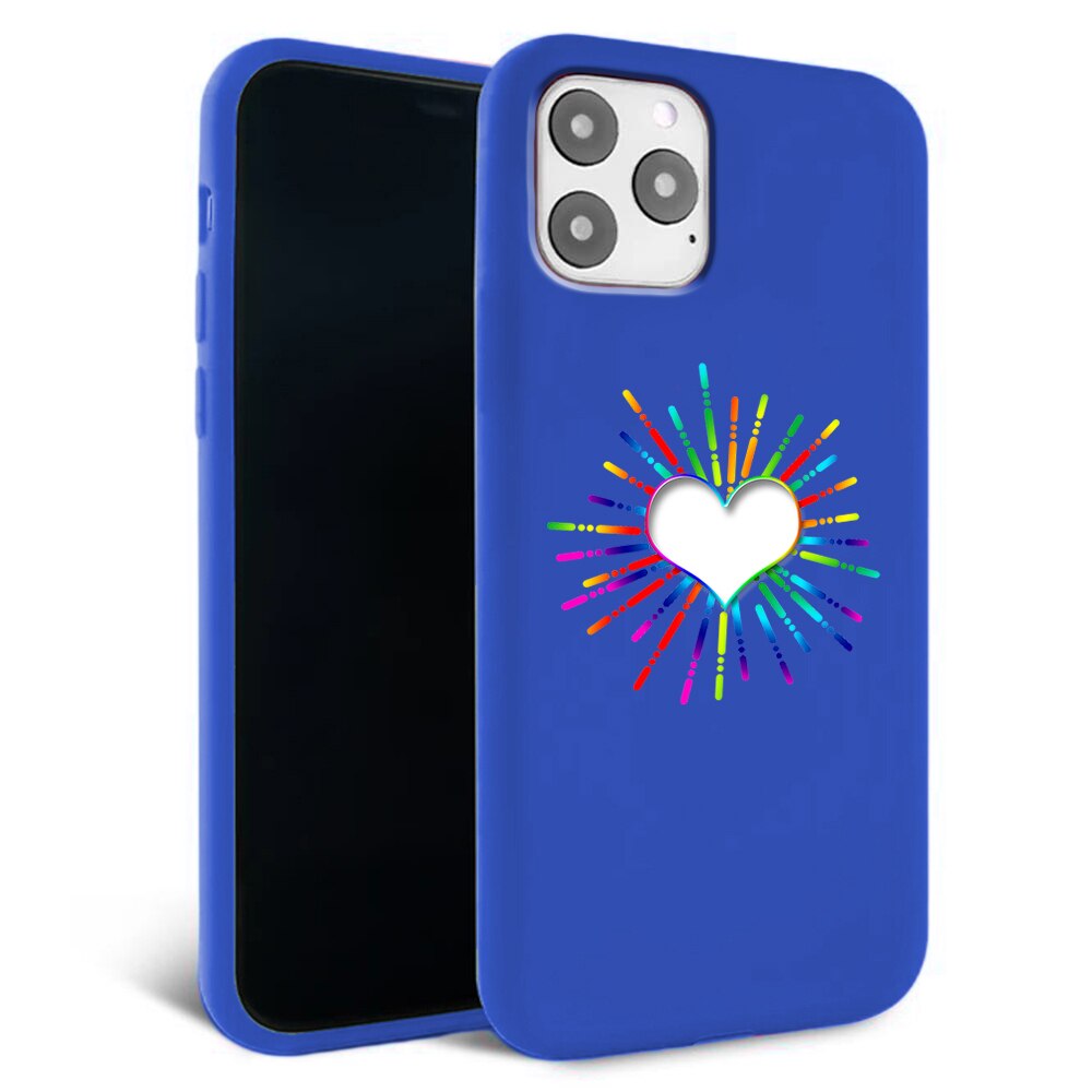 Husa pentru iPhone 11 pro - Silicon Matte - Heart 3