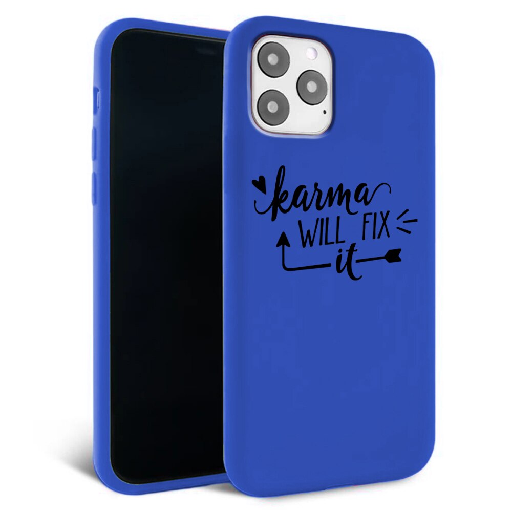 Husa pentru iPhone 11 pro - Silicon Matte - Karma 2