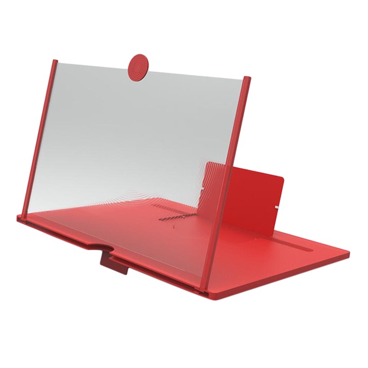 Ecran marire Imagine 3D, universal, 12 Inch, cu suport de telefon