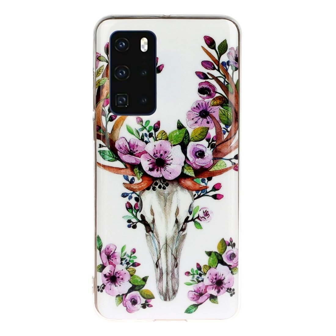 Husa silicon compatibila cu Huawei P40 Fosforescent model Life Cycle, Silicon, TPU Viceversa
