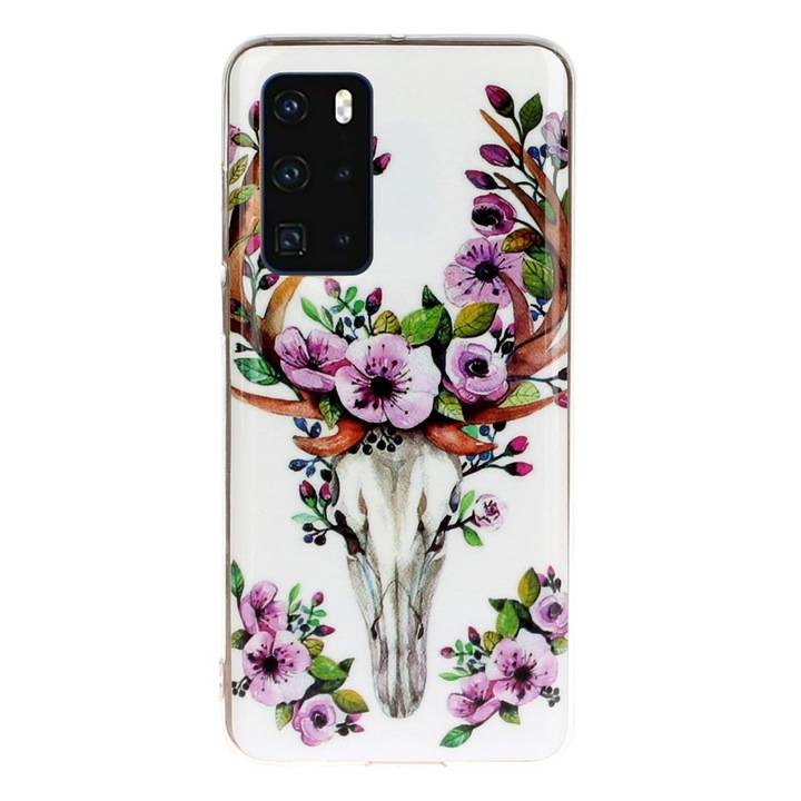 Husa silicon compatibila cu Huawei P40 Fosforescent model Life Cycle, Silicon, TPU Viceversa