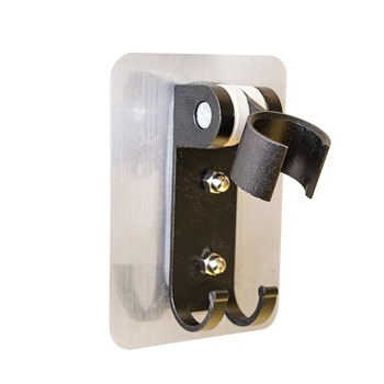 Suport reglabil de dus, Aluminiu, Negru Suport reglabil de dus, Aluminiu, Negru