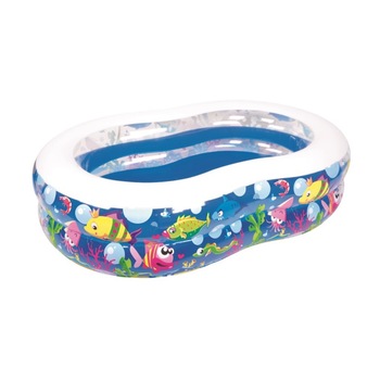 Piscina gonflabila copii JILONG PESTI, Capacitate 420 L, Multicolor Piscina gonflabila copii JILONG PESTI, Capacitate 420 L, Multicolor