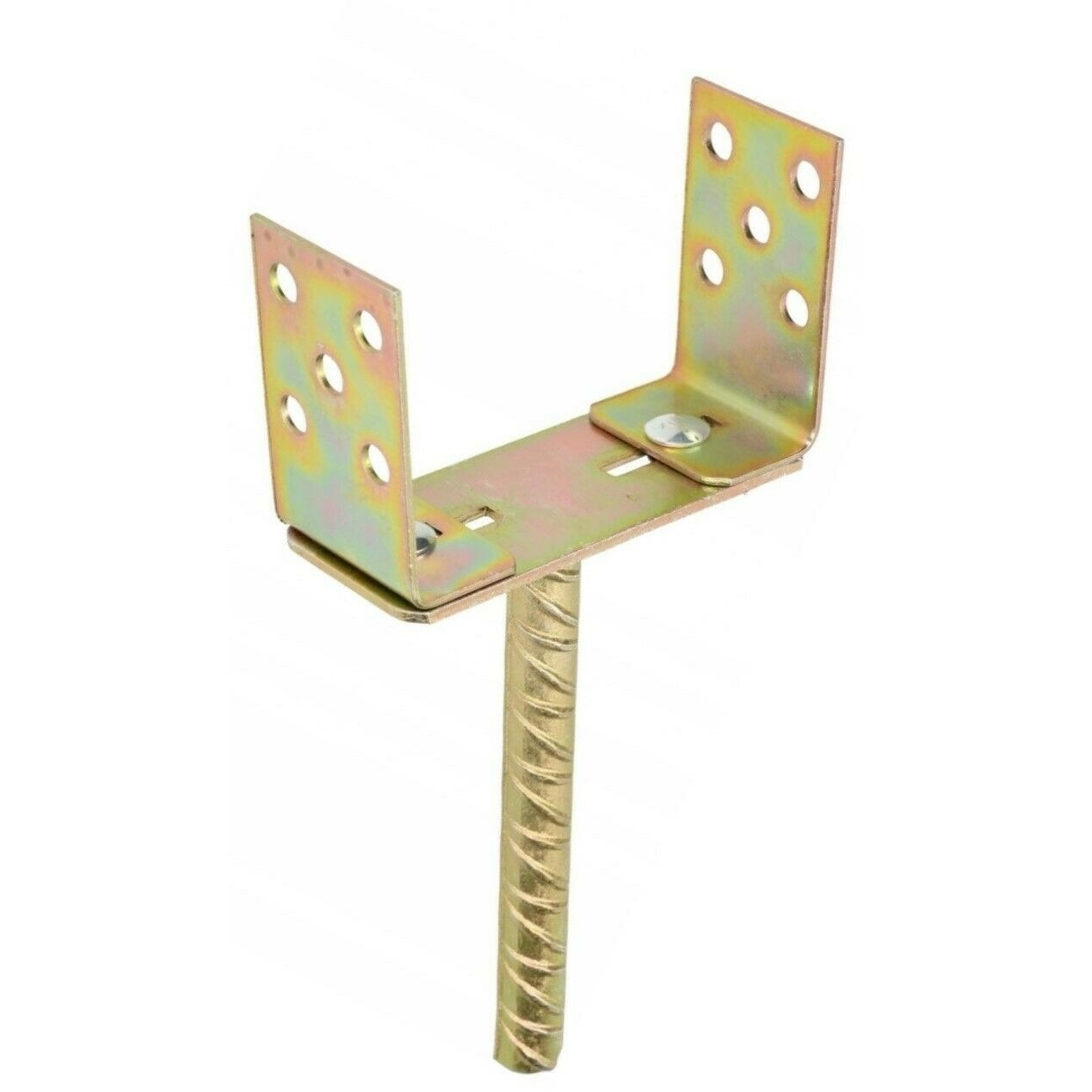 Baza ancora de gard din otel zincat reglabila 0-200mm, Delfin, adancime 200mm