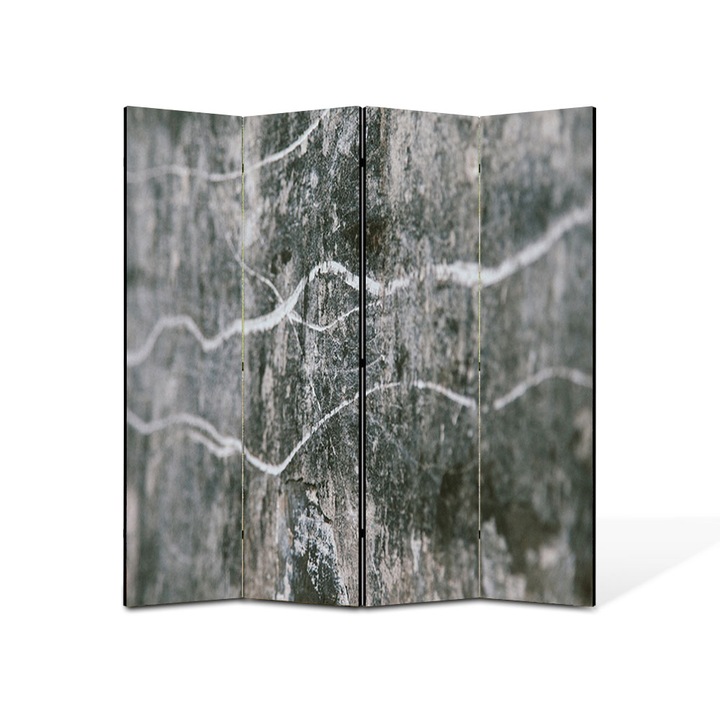 Paravan 4 piese Premium TrueColor, Art Star, Perete in ceata, Panza pe cadru de lemn, Decoratiuni Moderne pentru Casa, 4 Panouri de 45x180, 180 x 180 cm