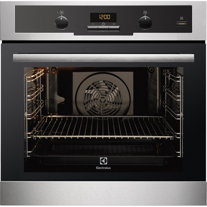 Cuptor incorporabil Electrolux EOB5454AOX, Multifunctional, 72 l, 10 functii, Convectie, Gatire cu abur, Grill, Clasa A, Inox antiamprenta