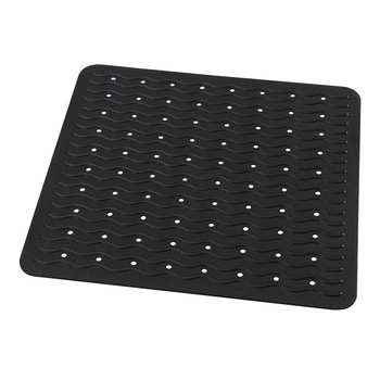 Covoras antiderapant pentru cada de dus Ridder Playa negru 54x54cm Covoras antiderapant pentru cada de dus Ridder Playa negru 54x54cm