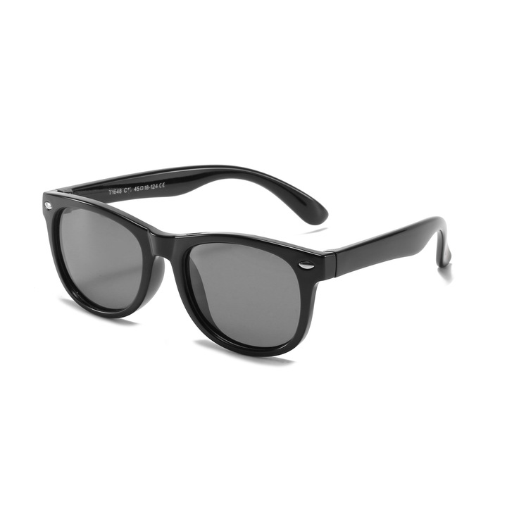 Слънчеви очила UVision Rogue Sun, UV400, Черен, 8-14 години