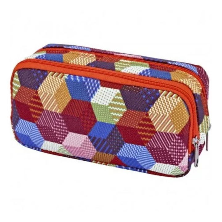 Tolltartó 2 bronz cipzárral