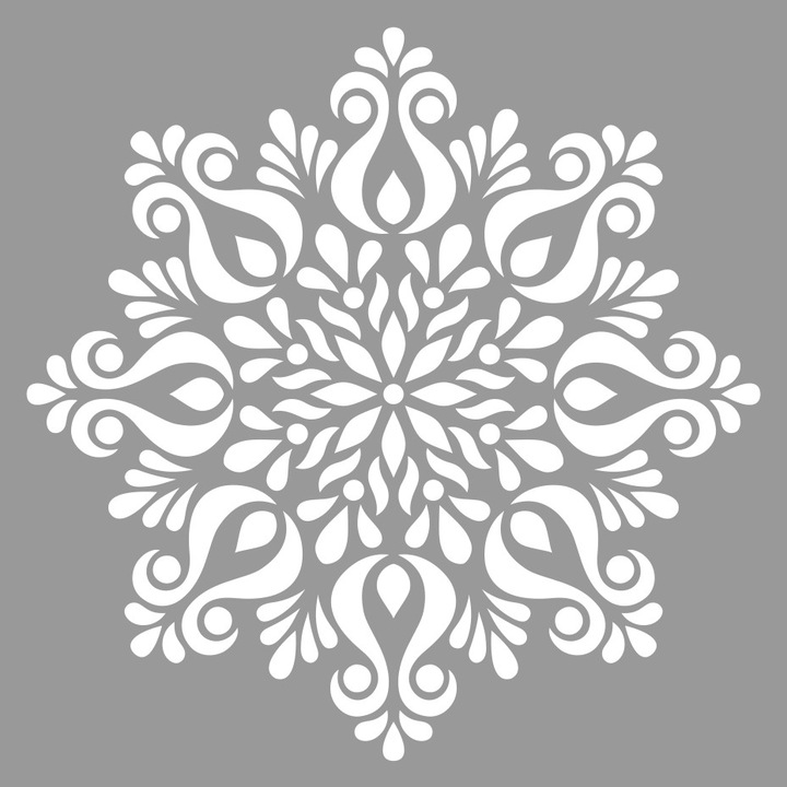 Sablon 590x590mm grosime 0.5mm Refolosibil Mandala - SP75